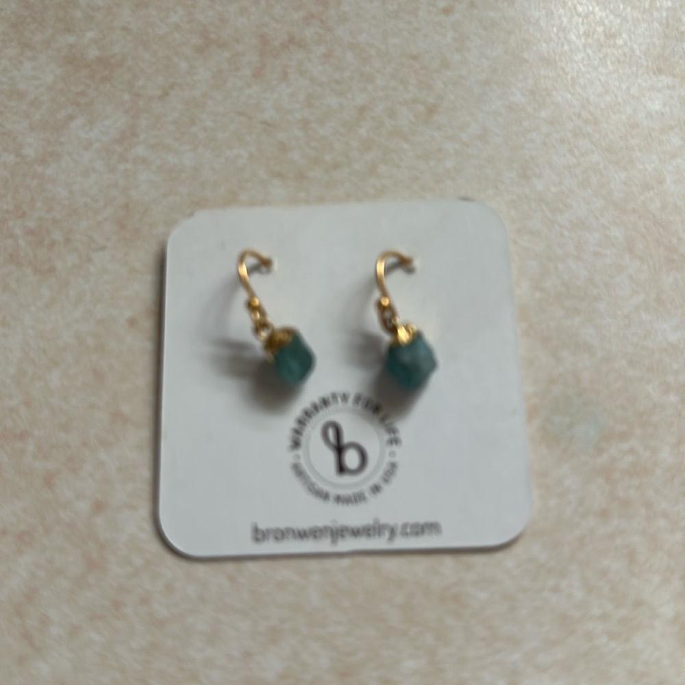 Bronwen Jewelry gemstone nugget earrings